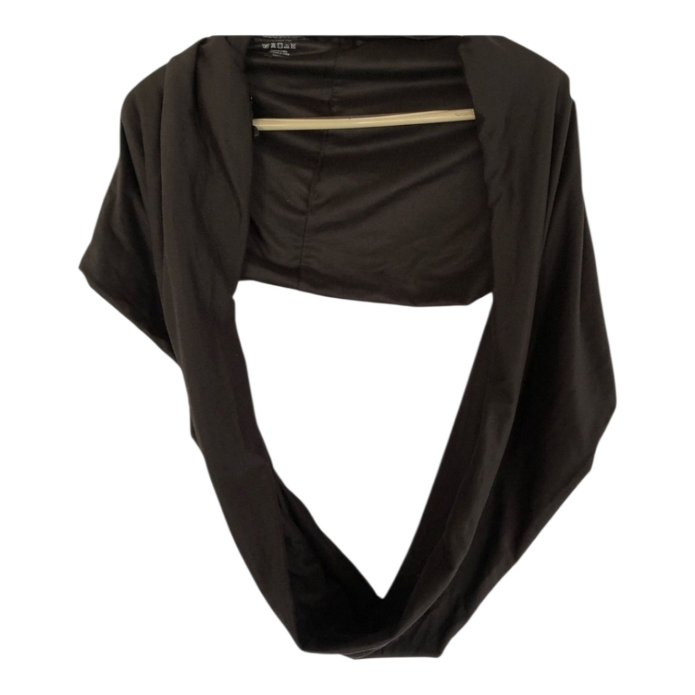 Beyond Yoga Black Infinity Scarf With Hidden Pocket